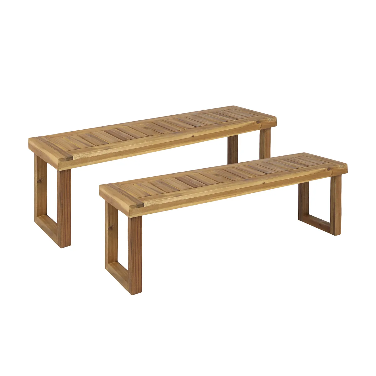 Nestor Bench Set of 2, Natural — view 2