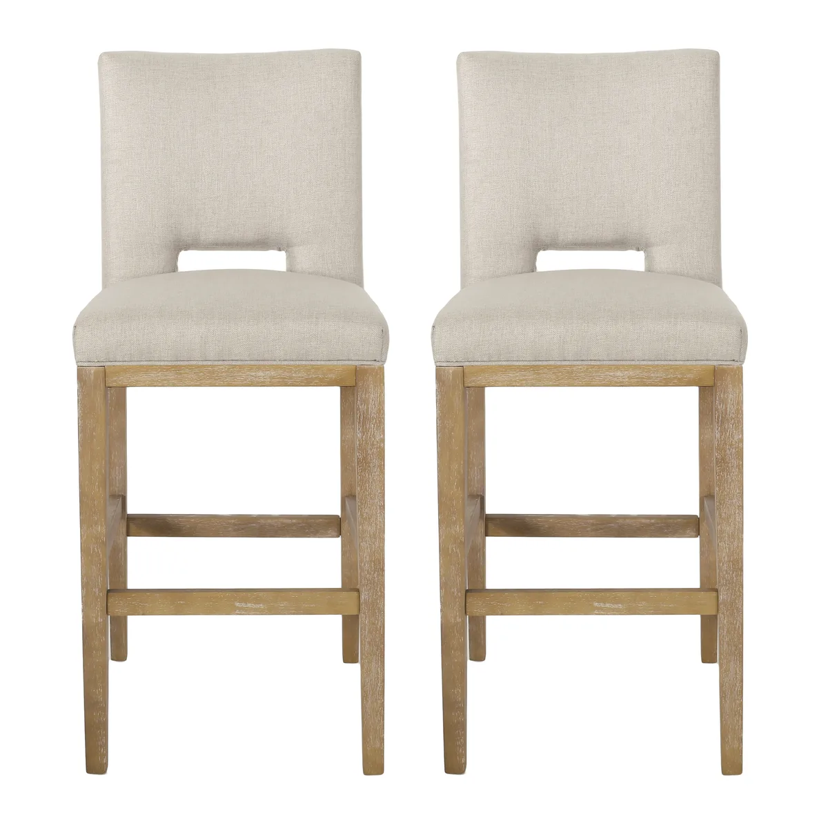 31 Inch Counter Stools, Set of 2, Fabric — view 2