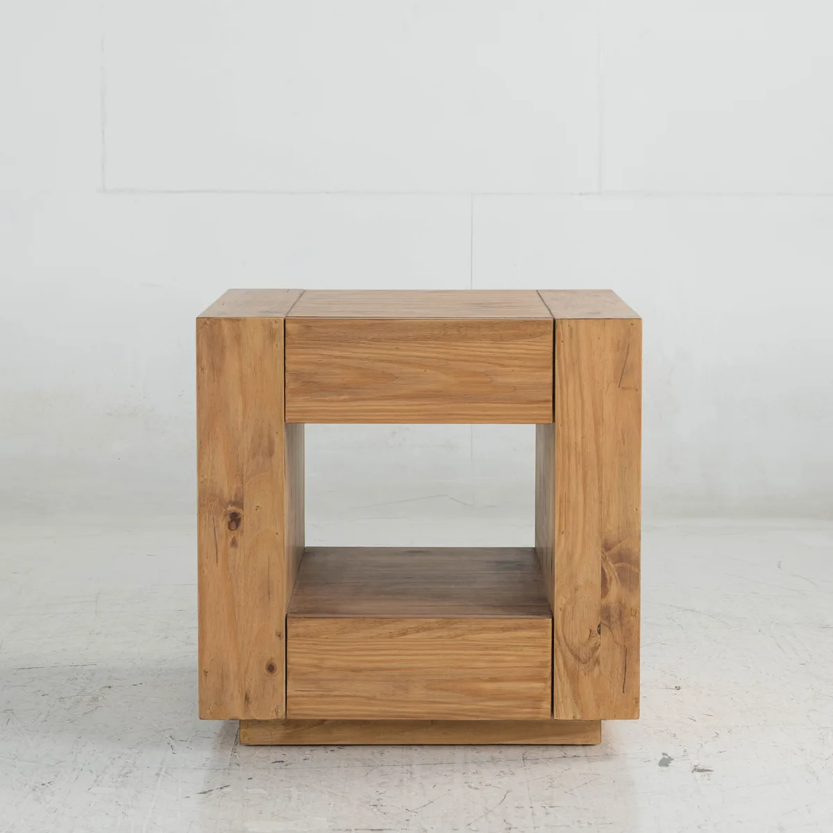 Harlan Oak Finish End Table — view 4