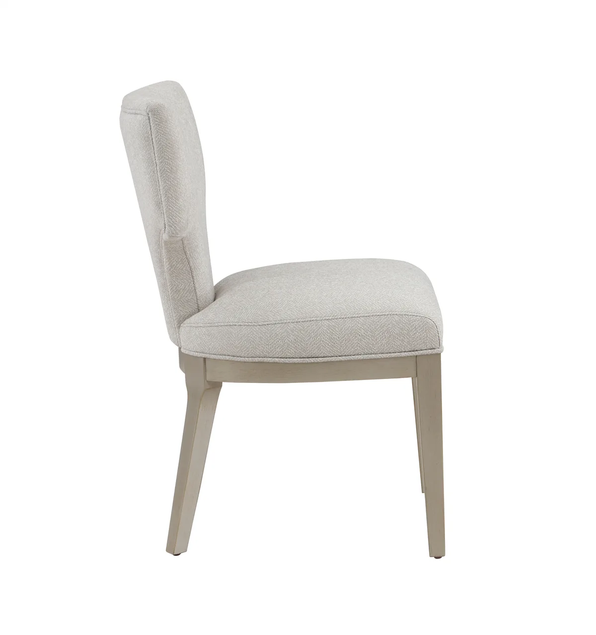 Kasa Linen & Champagne Finish Side Chair (Set of 2) — view 4