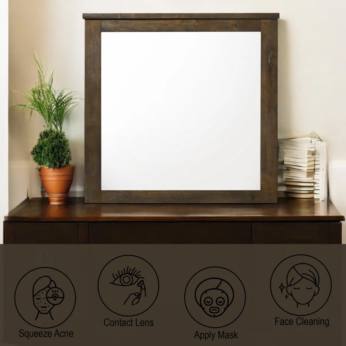 Merrilee Mirror in Oak 21684 — view 4
