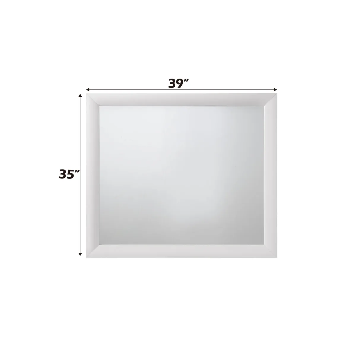 Ireland Mirror in White 21705 — view 4
