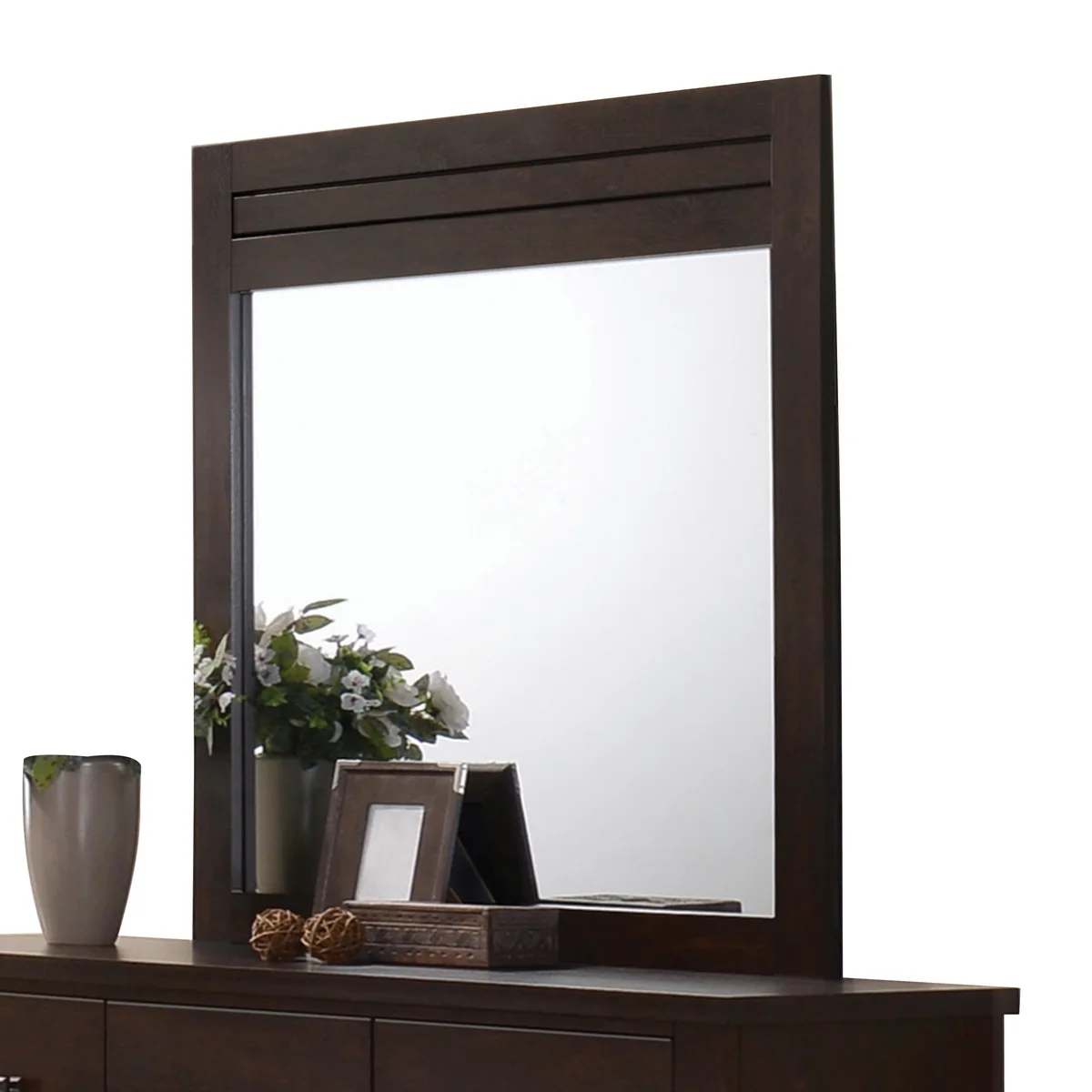 Panang Mirror in Mahogany 23374 — view 2