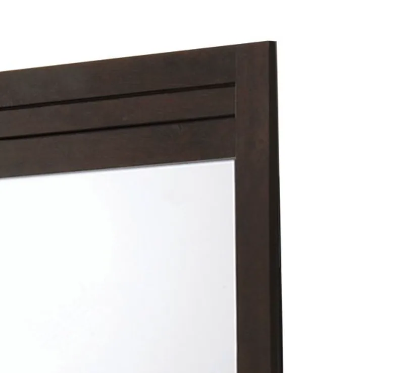 Panang Mirror in Mahogany 23374 — view 3