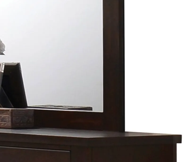 Panang Mirror in Mahogany 23374 — view 4