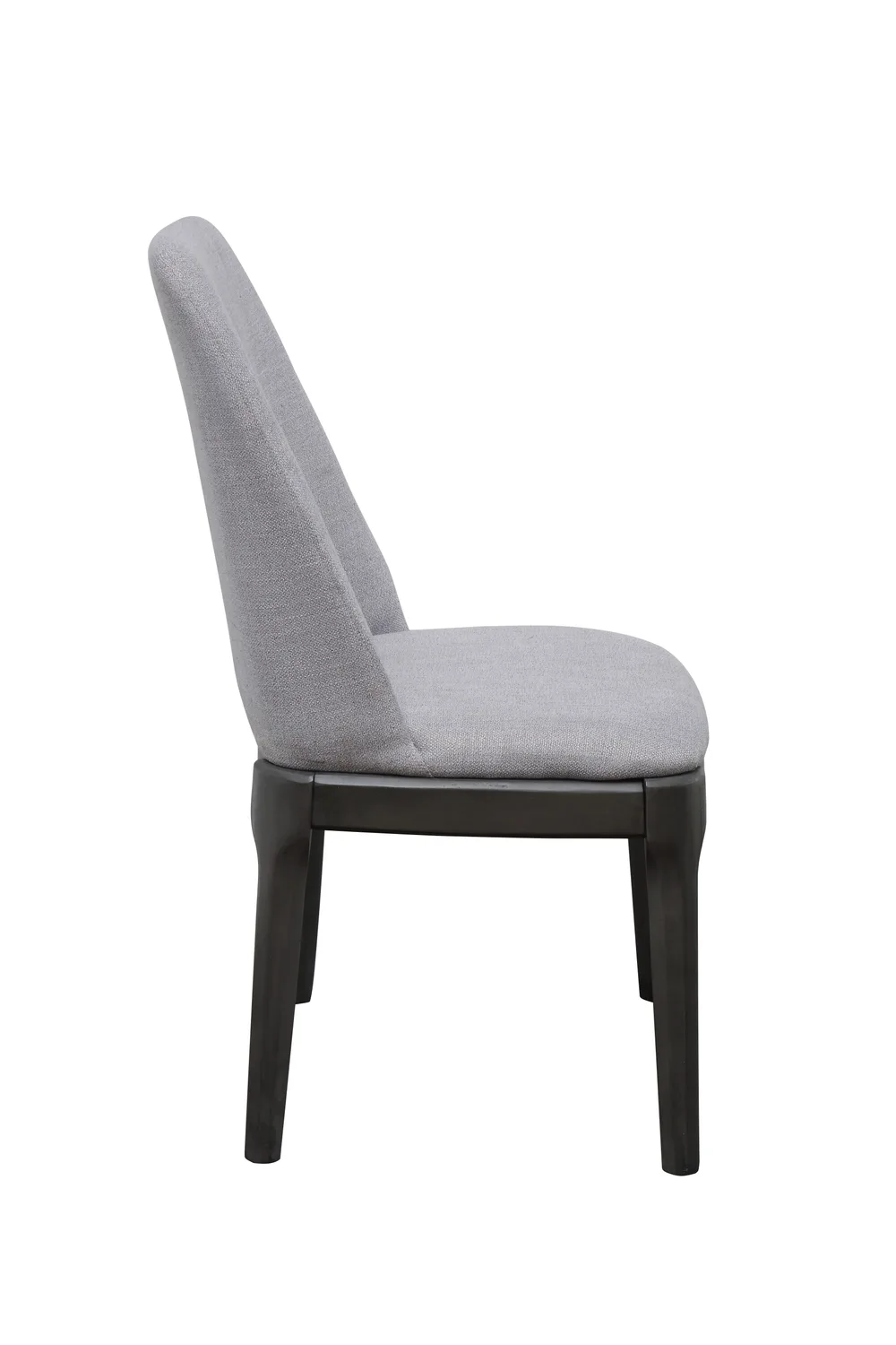 Madan Side Chair (Set - 2) in Light Gray Linen & Gray Oak 73172 — view 4