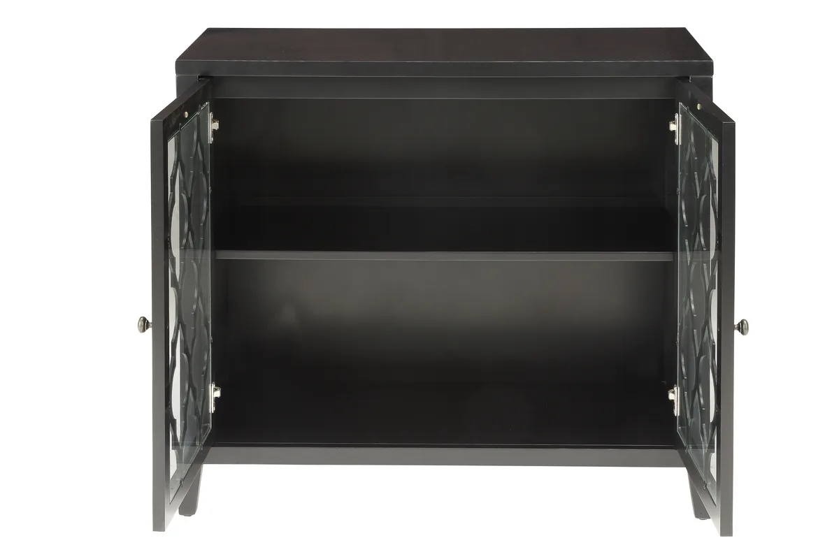 Ceara Console Table in Black 97382 — view 2