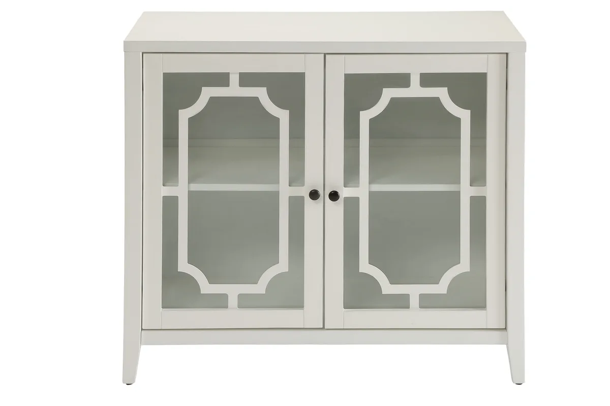 Ceara Console Table in White 97384 — view 4