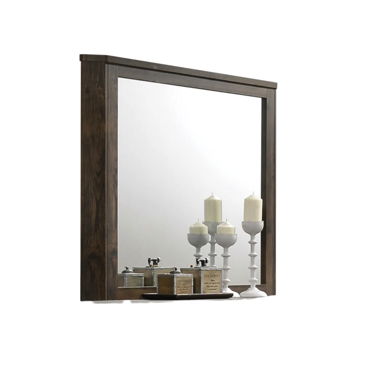 Elettra Mirror, Rustic Walnut 24854 — view 4