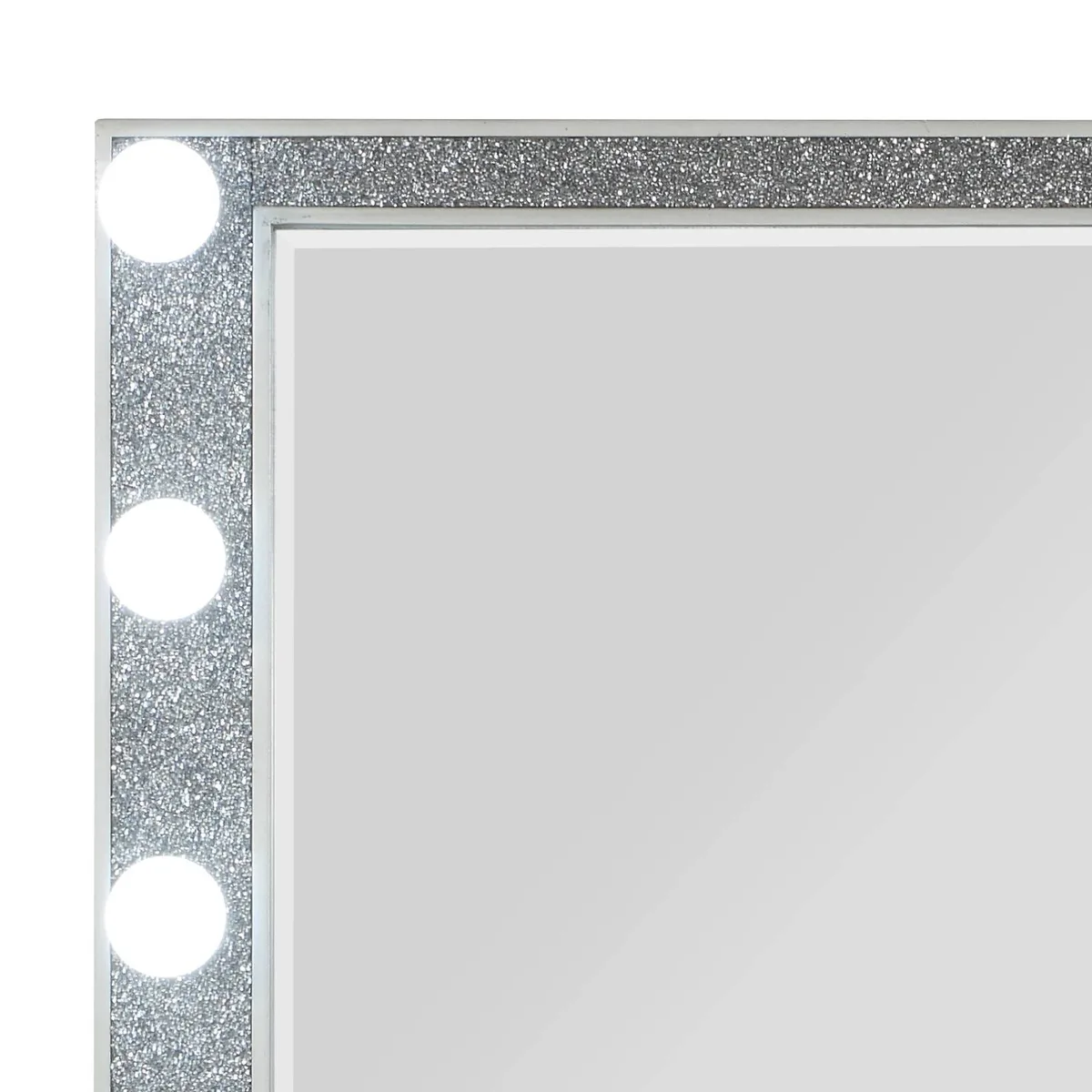 Sliverfluff Mirror w/Light, Mirrored & Champagne Finish — view 3