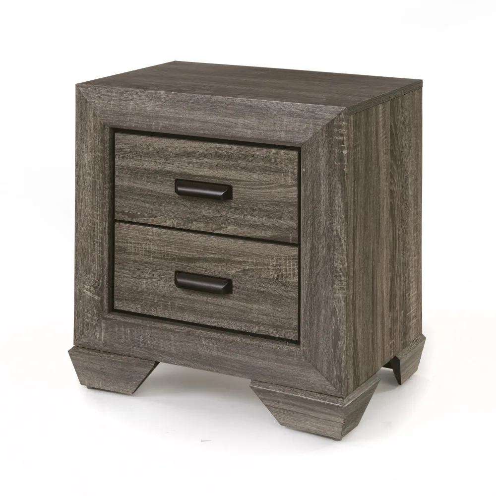 Lyndon Nightstand in Weathered Gray Grain 26023 — view 4