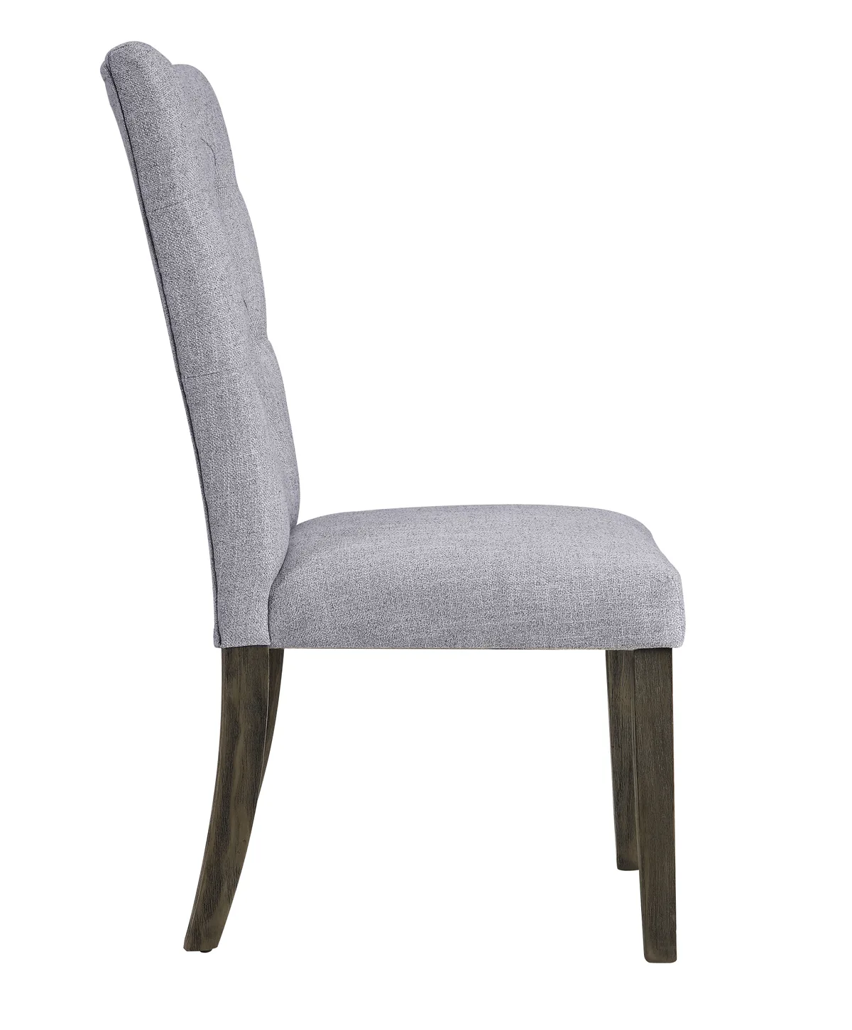 Merel Side Chair (Set - 2) in Gray Fabric & Gray Oak 70168 — view 2