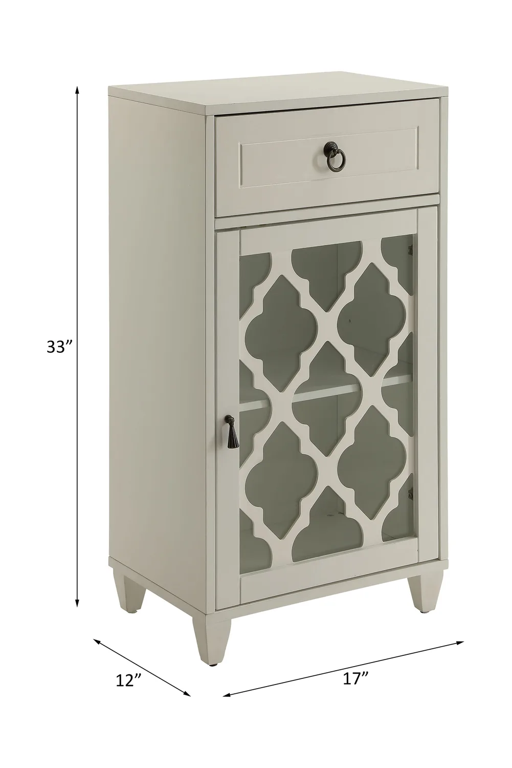 Ceara Cabinet in White 97378 — view 4