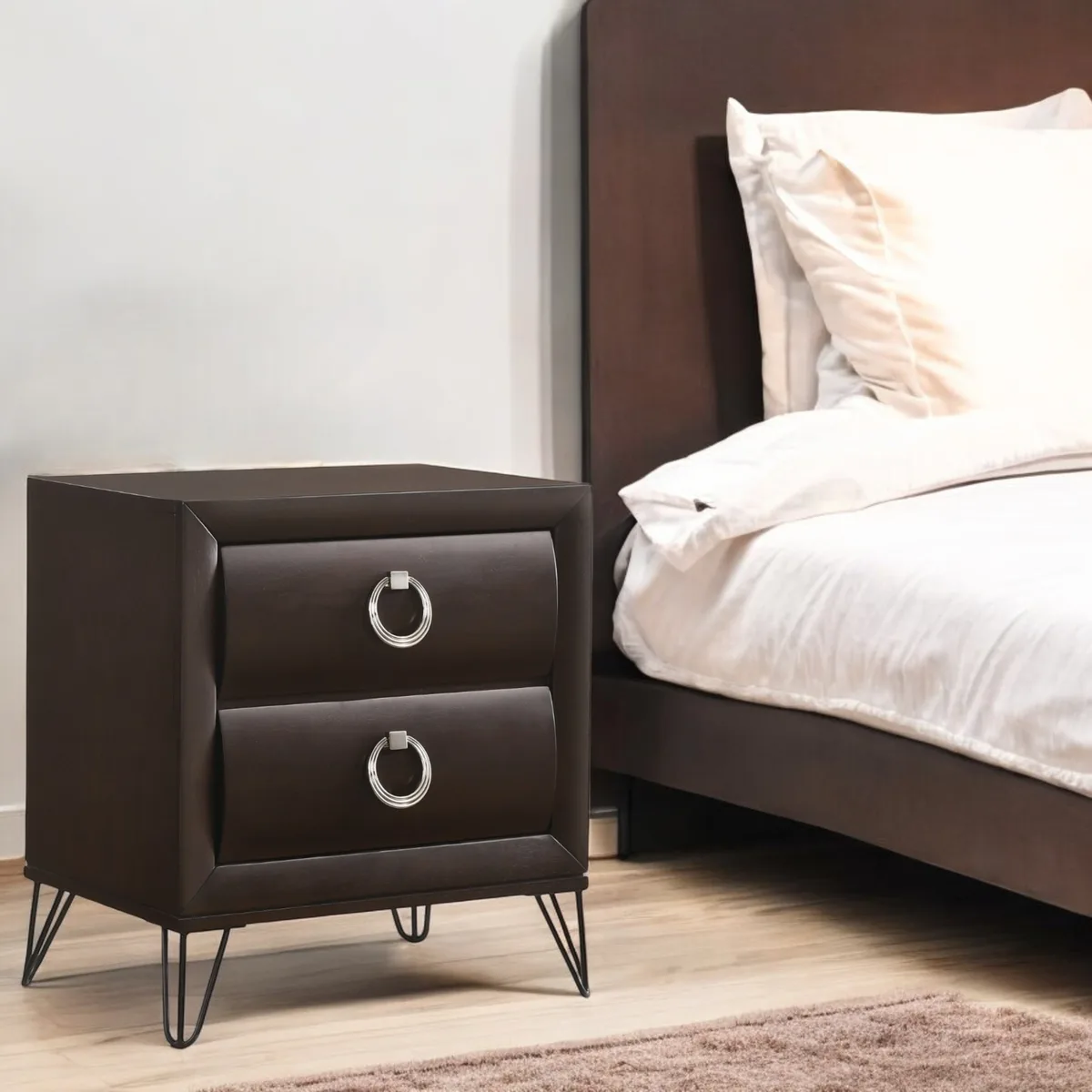 Tablita Nightstand, Dark Merlot 27463 — view 1
