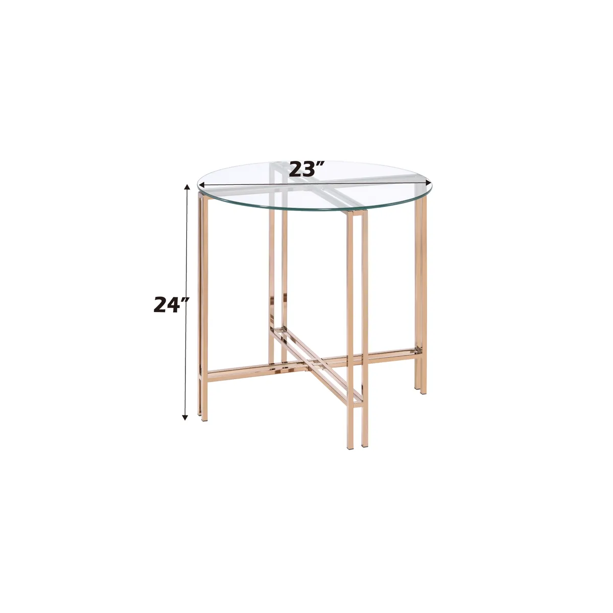 Veises End Table, Champagne 82997 — view 2