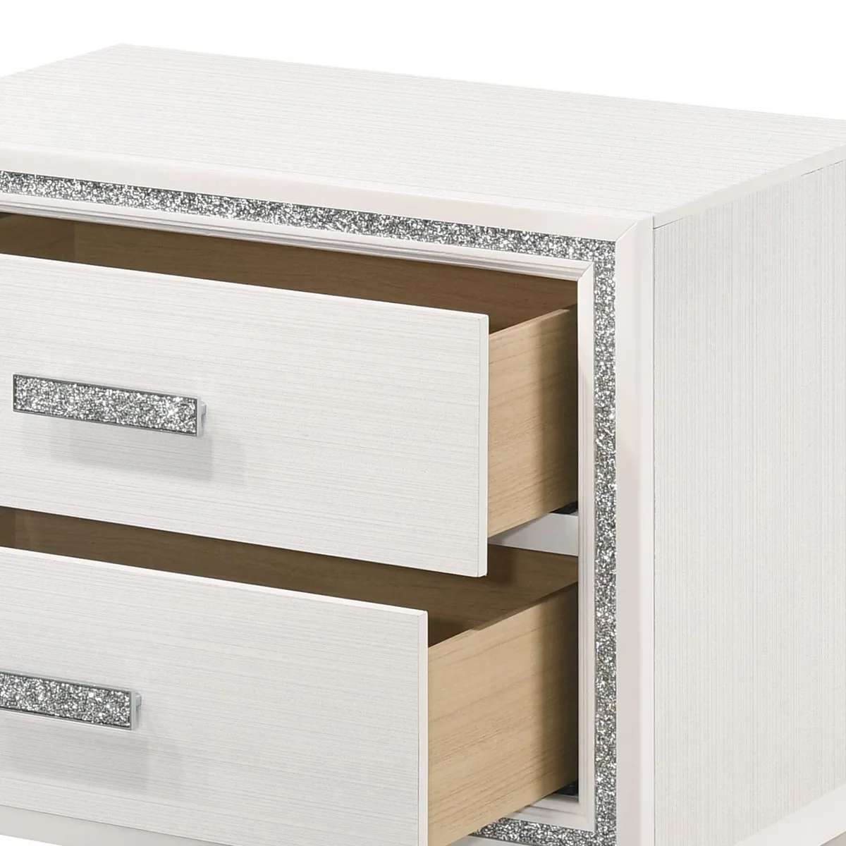 Haiden Nightstand, White Finish 28453 — view 2