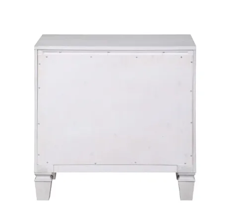 Katia Nightstand in Rustic Gray & White Finish — view 2