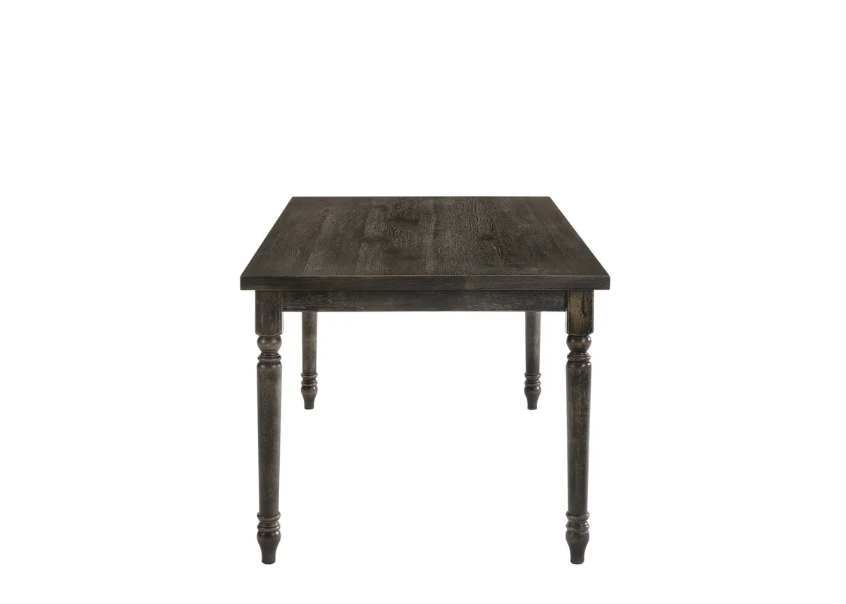 Claudia II Dining Table in Weathered Gray 71880 — view 4