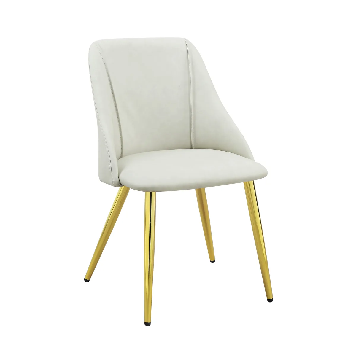 Acme Gaines Side Chair(Set - 2), White PU — view 1