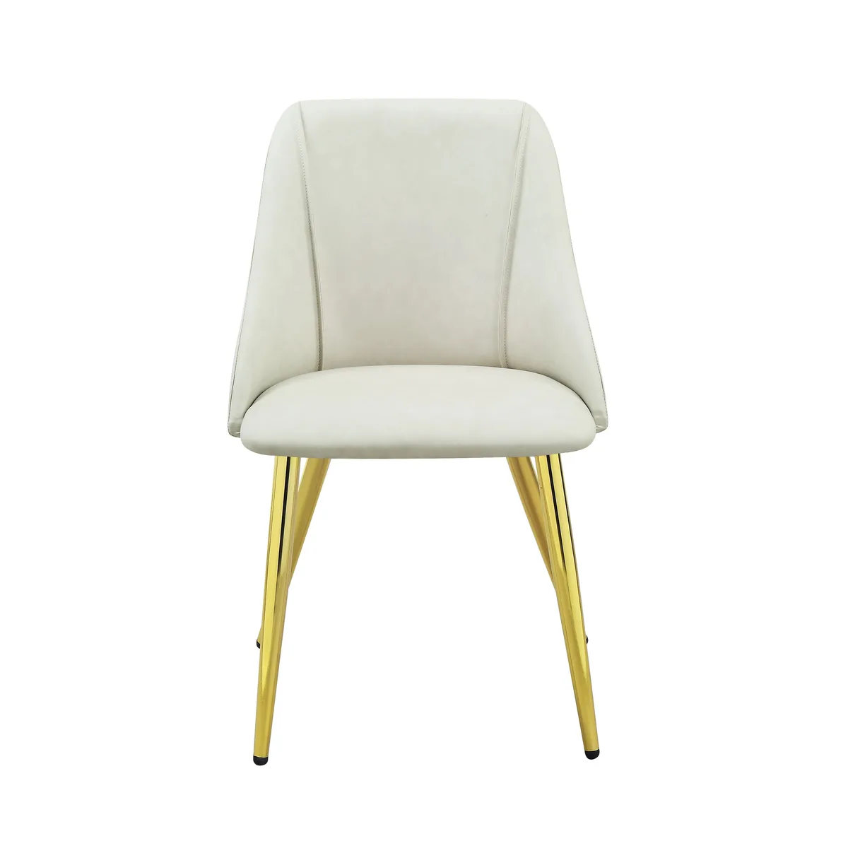 Acme Gaines Side Chair(Set - 2), White PU — view 4
