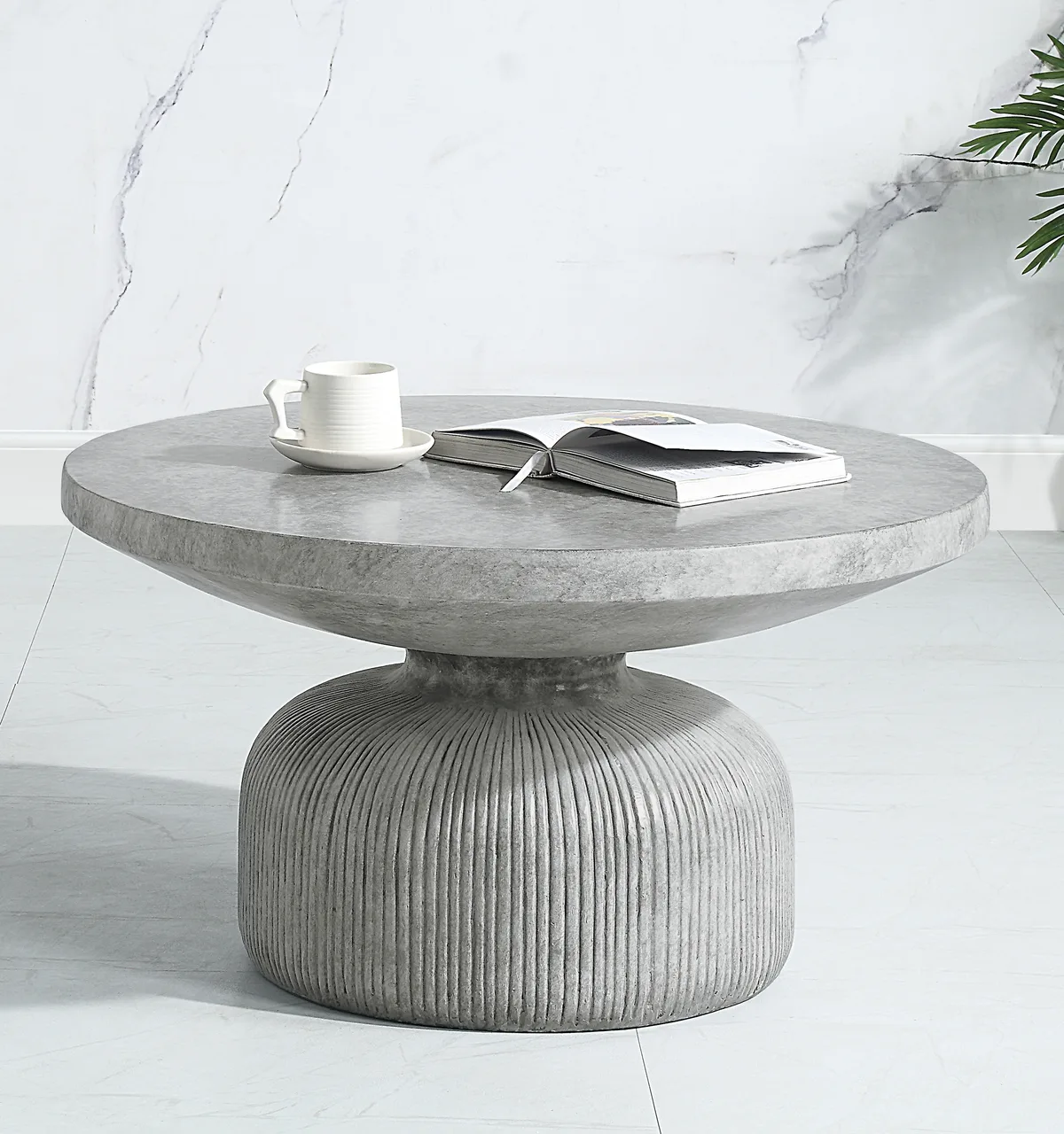 Laddie Coffee Table, Weathered Gray Finish — view 1